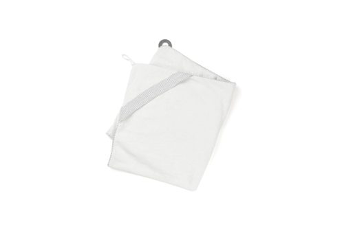 Doomoo Dry n PLAY Fürdőlepedő kapucnis rágókával 100x90cm Fehér #DP01