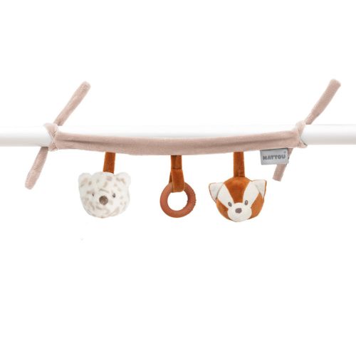 Nattou Trapéz plüss Boris and Jungo