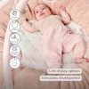 Nattou játszószőnyeg védőpárnával és játékhíddal FANFAN pink