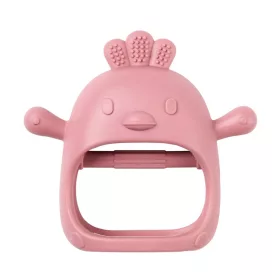 Nattou kesztyűrágóka szilikon pink
