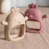 Nattou kesztyűrágóka szilikon pink