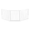 BabyDan Flex L térkorlát-ajtórács 90-225cm fehér #BD56224-2400-10