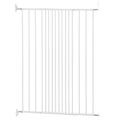 BabyDan Charlie extra magas ajtórács-kapu 62-107cm fém fehér #BD27414-5400-06