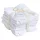 Mininor biopamut textilpelenka 70x70cm 8db - fehér #10260