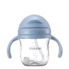 Mininor szívószálas itatópohár 220ml - kék #14243