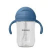 Mininor szívószálas itatópohár 330ml - égkék #14256