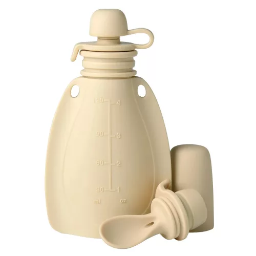 Mininor smoothie tartó kanállal 120ml - bézs #14271