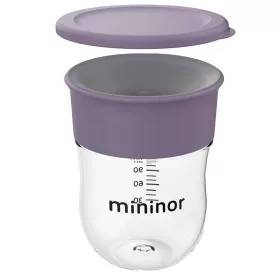 Mininor 360° tanuló pohár 220ml - lila #14283