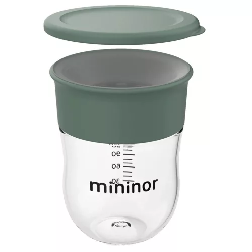 Mininor 360° tanuló pohár 220ml - zöld #14284