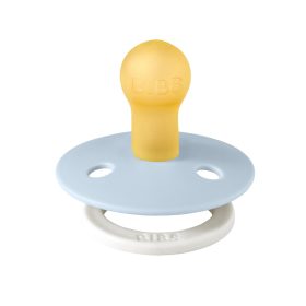   BIBS cumi #Colour natúr kaucsuk éjszakai #1db #0-6hó #pasztellkék