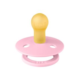   BIBS játszócumi #Colour natúr kaucsuk #1db #0-6hó #babarózsaszín