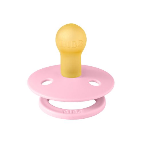 BIBS játszócumi #Colour natúr kaucsuk #1db #0-6hó #babarózsaszín