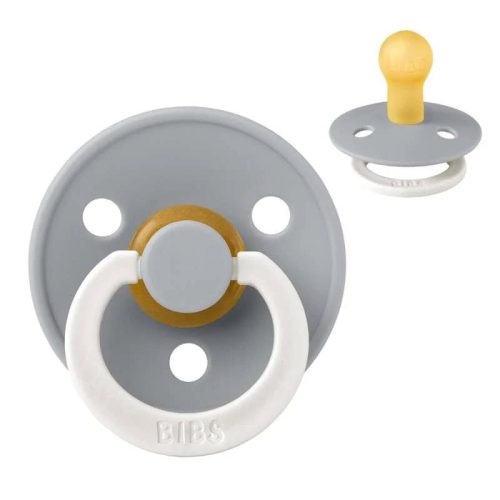 BIBS játszócumi #Colour natúr kaucsuk éjszakai tasakban #1db #0-6hó #delfin