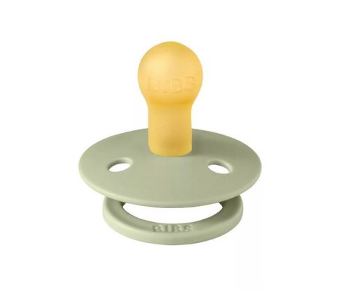 BIBS játszócumi #Colour natúr kaucsuk éjszakai tasakban #1db #0-6hó #zsálya