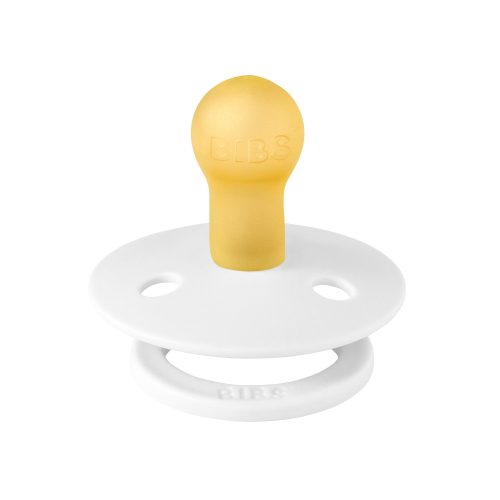 BIBS játszócumi #Colour natúr kaucsuk #1db #0-6hó #hófehér