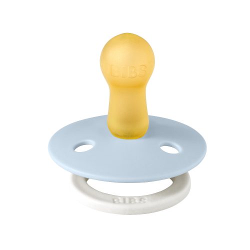 BIBS játszócumi #Colour natúr kaucsuk éjszakai #1db #6-18hó #pasztellkék