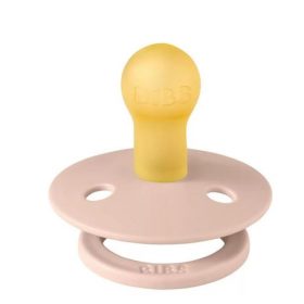   BIBS játszócumi #Colour natúr kaucsuk tasakban #1db #6-18hó #púderrózsaszín