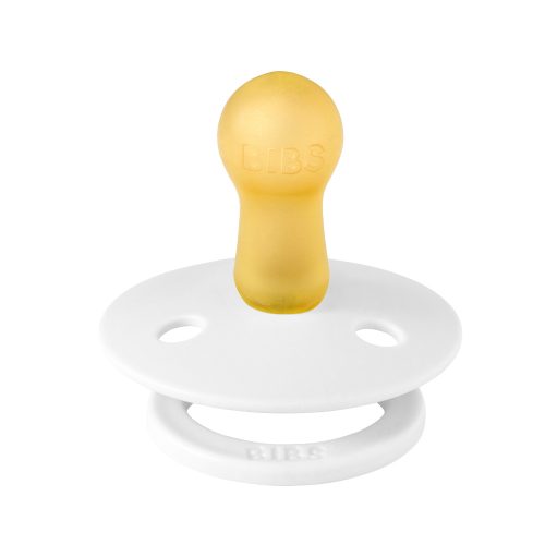 BIBS játszócumi #Colour natúr kaucsuk #1db #6-18hó #hófehér