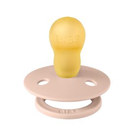   BIBS játszócumi #Colour natúr kaucsuk tasakban #1db #18-36hó #púderrózsaszín