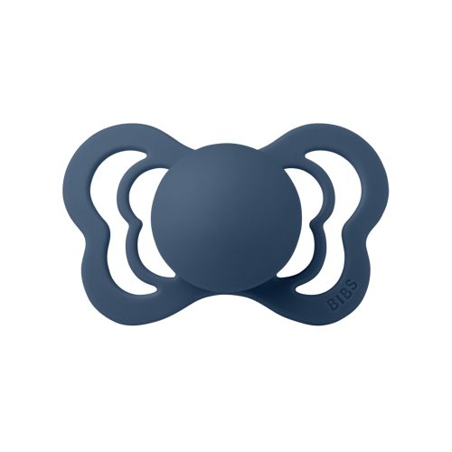 BIBS játszócumi #Couture natúr kaucsuk #1db #0-6hó #acélkék