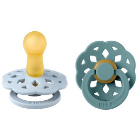   BIBS játszócumi #Boheme natúr kaucsuk #2db #6-18hó #pasztellkék és óceán