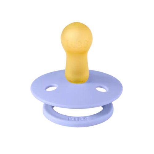 BIBS játszócumi #Colour natúr kaucsuk tasakban #1db #0-6hó #lenvirág