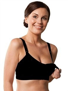 Carriwell Szoptatós melltartó betéttel #Fekete #L #3322