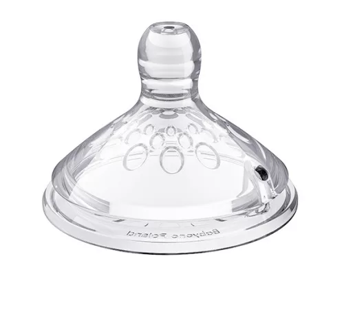 Babyono etetőcumi Natural Nursing nagyon gyors folyású szilikon anti-colic #6hó #2db #1455