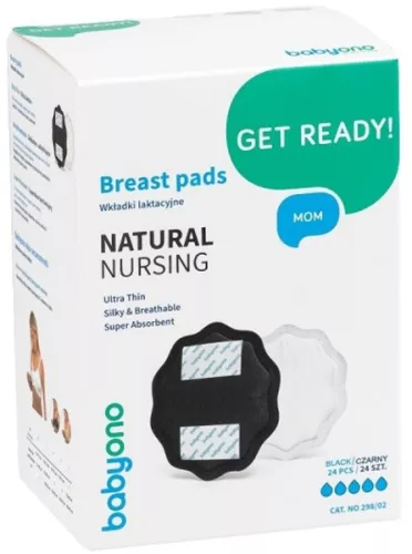 Babyono Melltartóbetét Natural Nursing 24db #Fekete #298-02