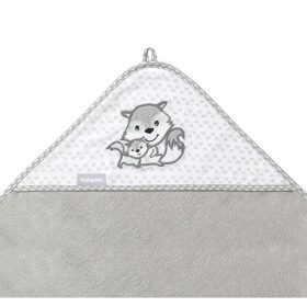   Babyono Fürdőlepedő kapucnis bambusz #100x100cm #róka #346-03