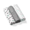 Babyono Textilpelenka színes #3db #bambusz #szürke #397-02