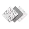 Babyono Textilpelenka színes #3db #bambusz #szürke #397-02