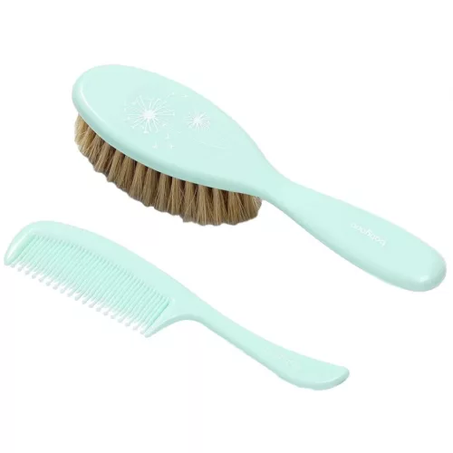 Babyono Fésű-kefe természetes #türkiz #567-03