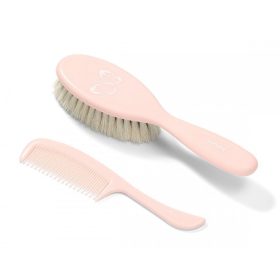   Babyono Fésű-kefe természetes szuper-puha #rózsaszín #568-04