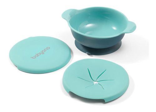 Babyono tapadó aljú fedeles tányér - Snack tartó #1078