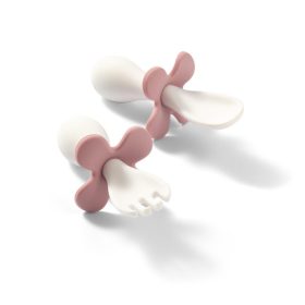   Babyono Evőeszköz-készlet - ergonomikus dobozzal #mályva #969-01