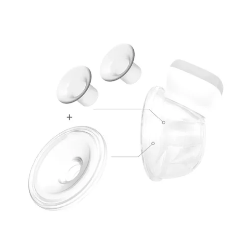 Babyono mellszívó alkatrész - tölcsér 2db és szilikon betét 1db Shelly 1000 KIT II.