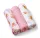 Babyono Textilpelenka színes #3db #bambusz #halványrózsaszín #397-07