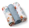 Babyono Textilpelenka színes #3db #acélkék #348-07