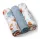 Babyono Textilpelenka színes #3db #acélkék #348-07