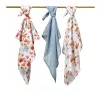 Babyono Textilpelenka színes #3db #acélkék #348-07