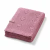 Babyono babatakaró bambusz kötött #75x100cm #rózsaszín #1478/01