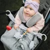 Babyono babatakaró bambusz kötött #75x100cm #szürke #1478/02