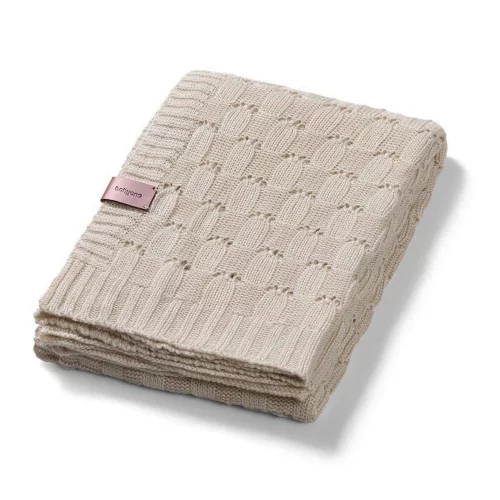 Babyono babatakaró bambusz kötött #75x100cm #bézs #1479/03