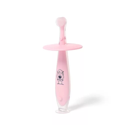 Babyono Fogkefe szilikon 6h rózsaszín #551/02
