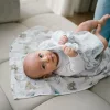 Babyono Textilpelenka színes #3db #bambusz #világoskék #397-12