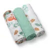 Babyono Textilpelenka színes #3db #zöld #348-12