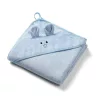 Babyono Kapucnis bambusz fürdőlepedő #100x100cm #egérfülekkel kék #1553-02
