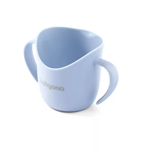 Babyono tanulópohár - ergonómikus #6hó #pasztell kék #1463-08