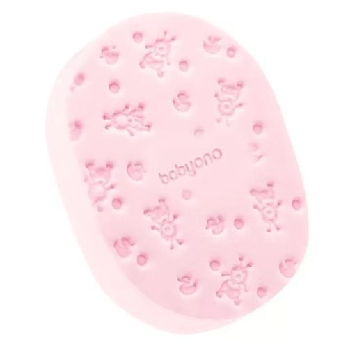 Babyono Babafürdető szivacs puha #rózsaszín #1640-01